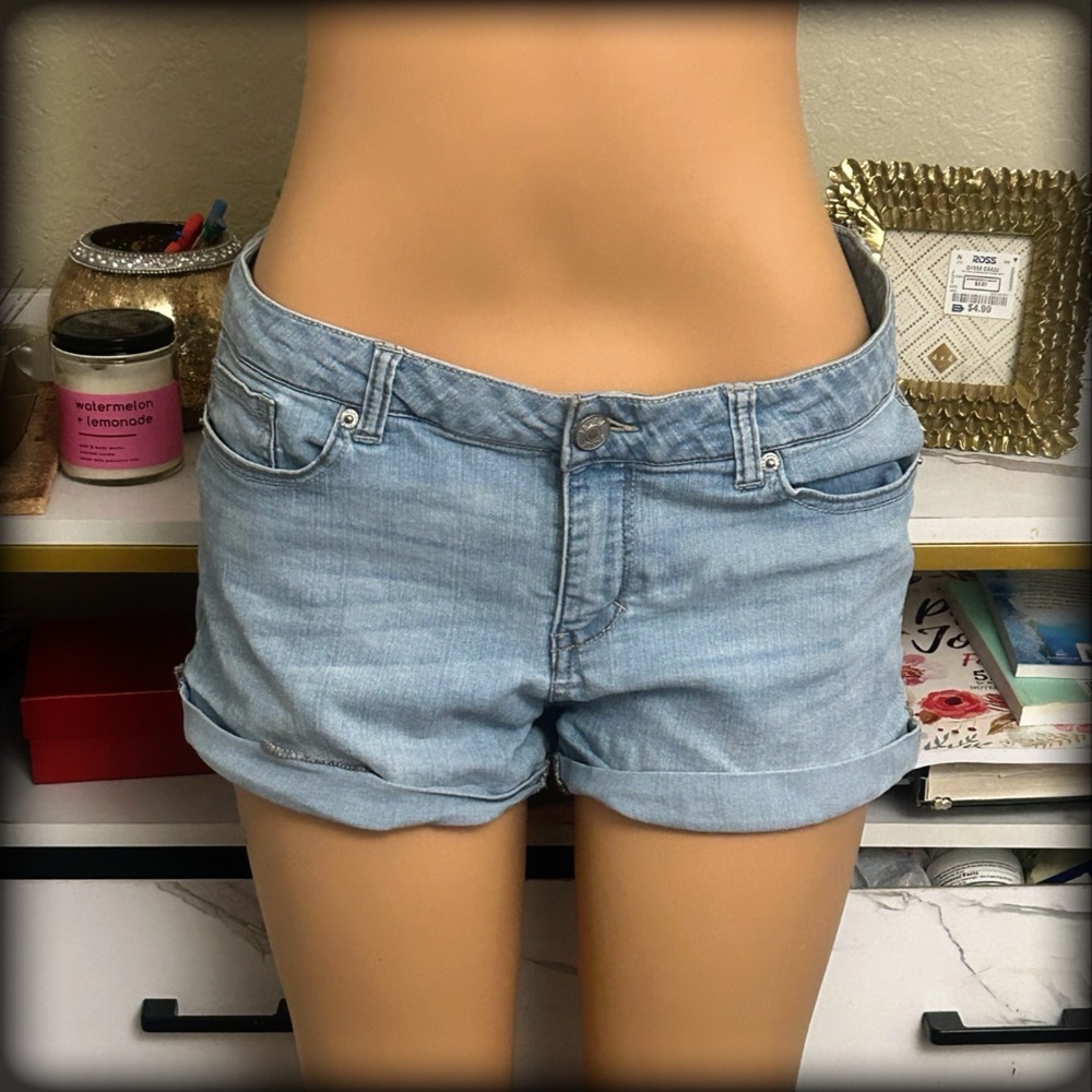 Denim shorts